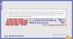 Desktop Screenshot of mgserramenti.it